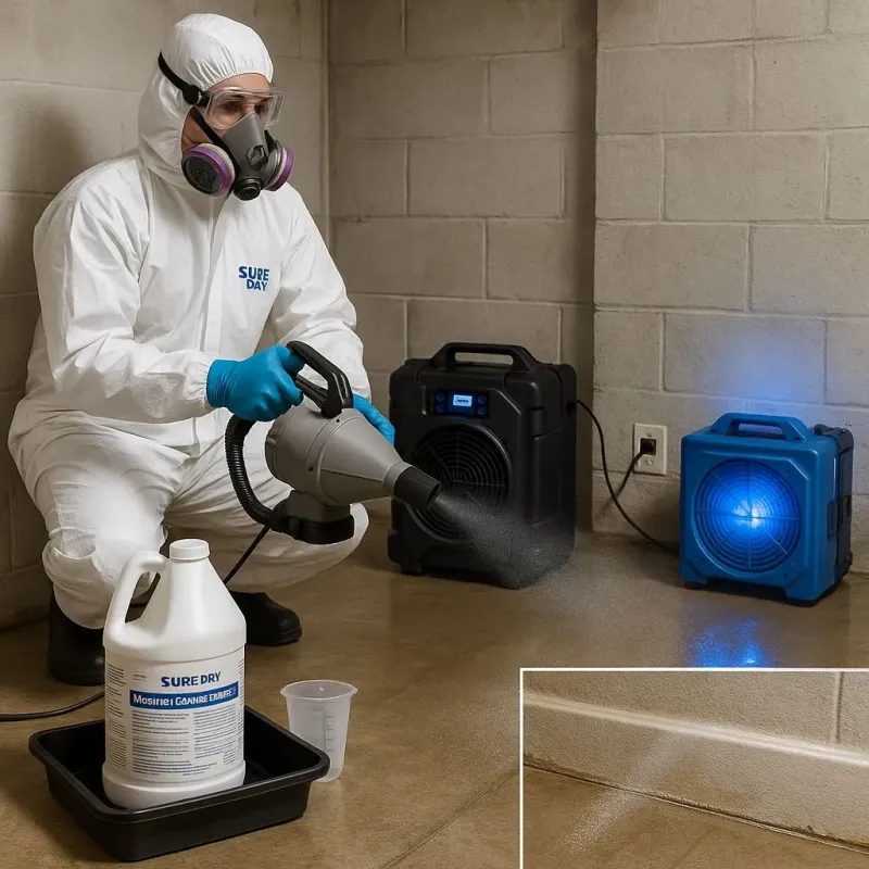 Sanitization and Odor Removal process in Enfield, NC